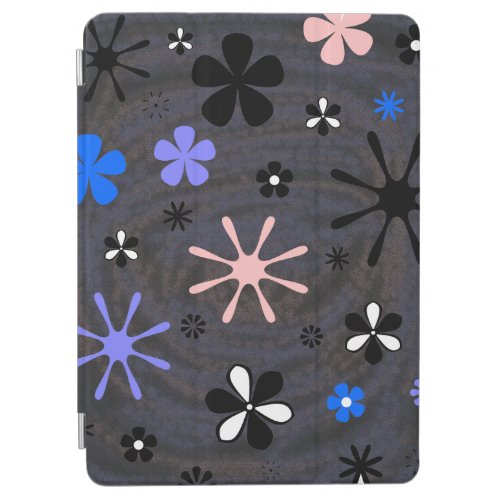 Flower Print Whirlwind Multi_Color iPad Air Cover