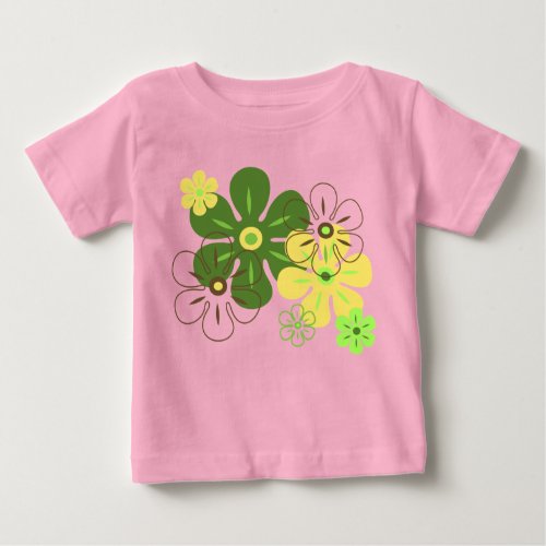 Flower Rain Toddlers  Infants T_Shirts