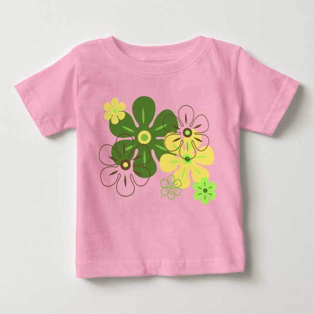 Flower Rain Toddlers & Infants T-Shirts (Front)