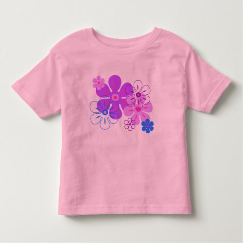 Flower Rain Toddlers  Infants T_Shirts