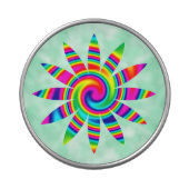 Flower Rainbow Twirl Jelly Belly Tin (Top)