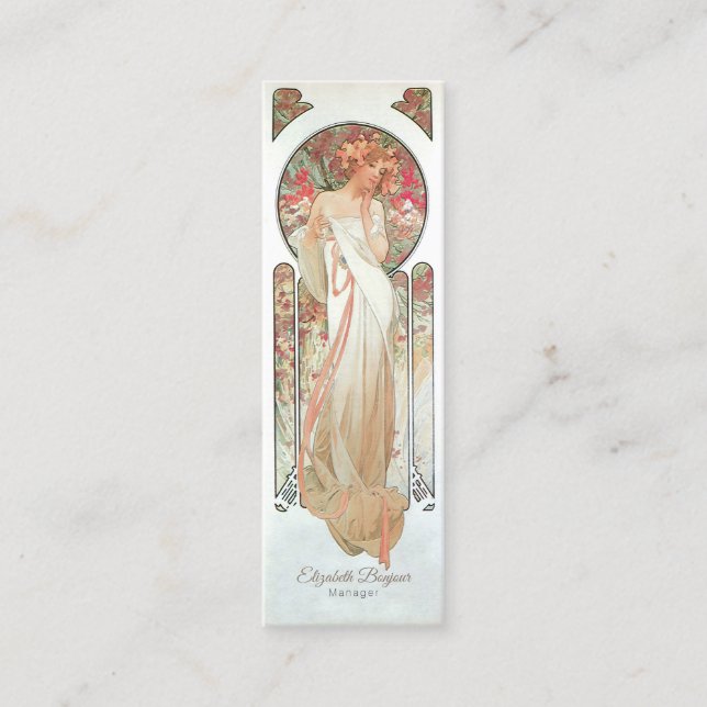 Flower Rapture - Mini Business Card (Front)