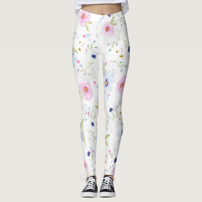 Flower raspodia leggings (Front)