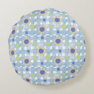 Flower Round pillow