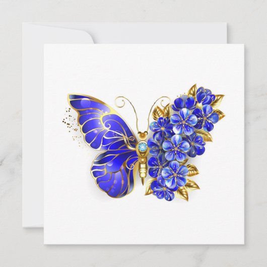 Flower Sapphire Butterfly (Front)