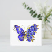Flower Sapphire Butterfly (Standing Front)