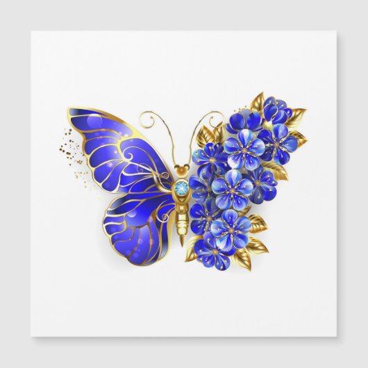 Flower Sapphire Butterfly (Front)