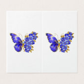 Flower Sapphire Butterfly (Outside Unfolded)
