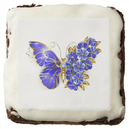 Flower Sapphire Butterfly Brownie