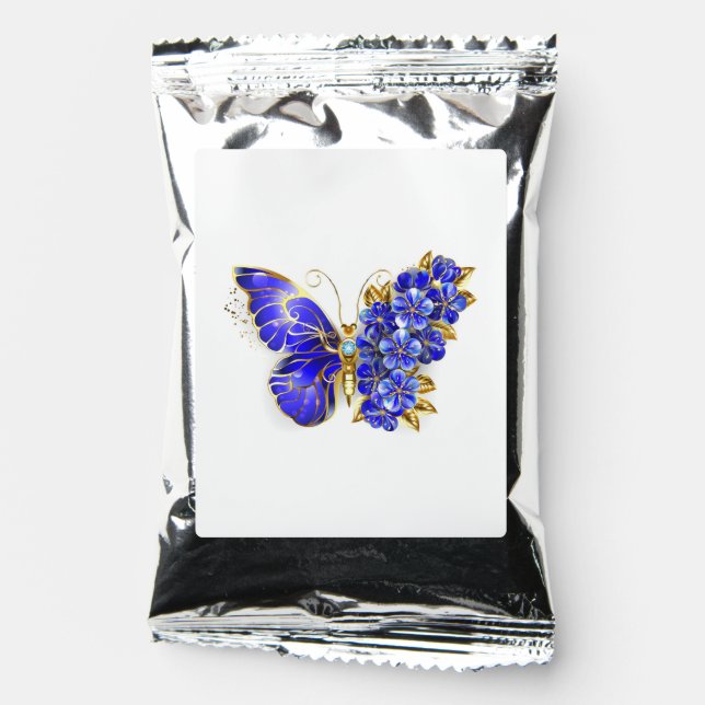 Flower Sapphire Butterfly Coffee Drink Mix (Front)