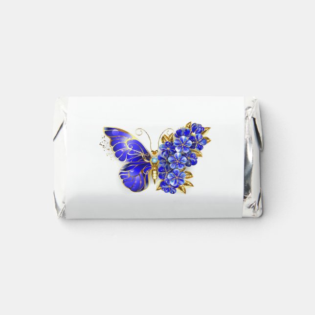 Flower Sapphire Butterfly Hershey's Miniatures (Front)