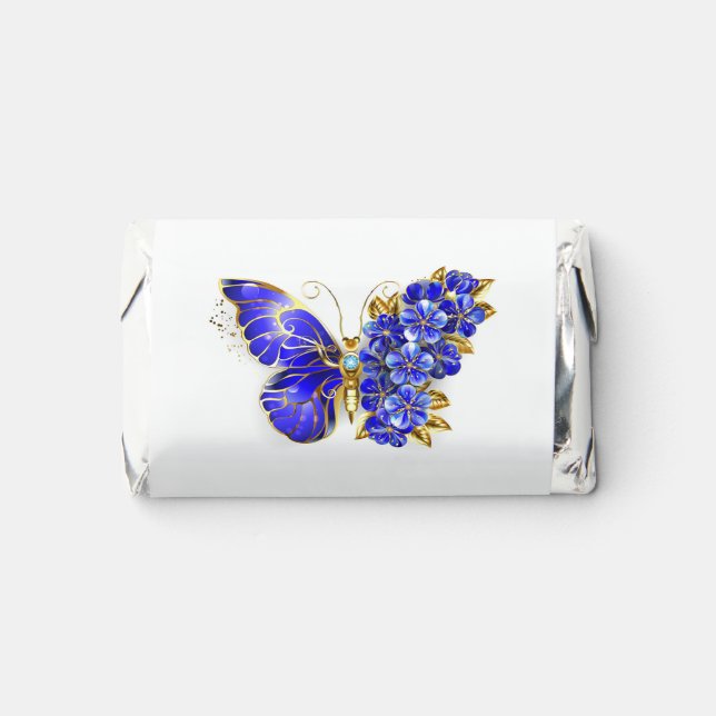 Flower Sapphire Butterfly Hershey's Miniatures (Front)