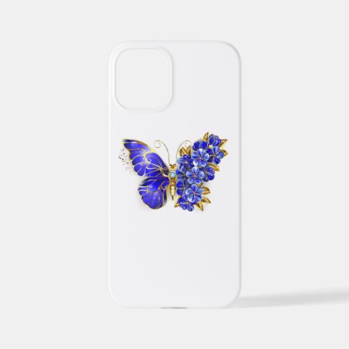 Flower Sapphire Butterfly iPhone 12 Mini Case