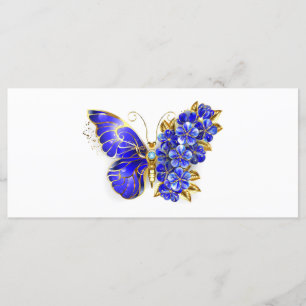 Flower Sapphire Butterfly Menu