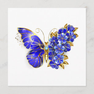 Flower Sapphire Butterfly Menu