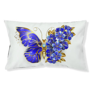 Flower Sapphire Butterfly Pet Bed