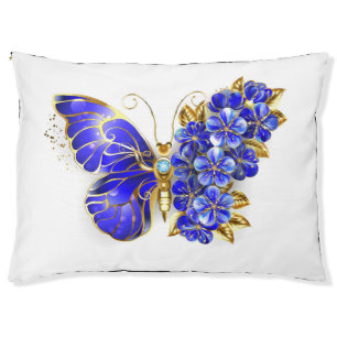 Flower Sapphire Butterfly Pet Bed