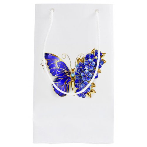 Flower Sapphire Butterfly Small Gift Bag