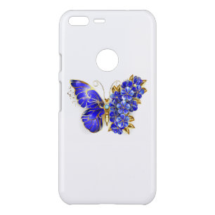 Flower Sapphire Butterfly Uncommon Google Pixel XL Case