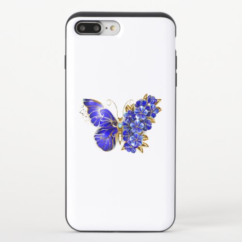 Flower Sapphire Butterfly iPhone 87 Plus Slider Case