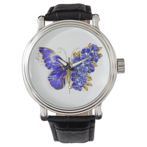 Flower Sapphire Butterfly Watch