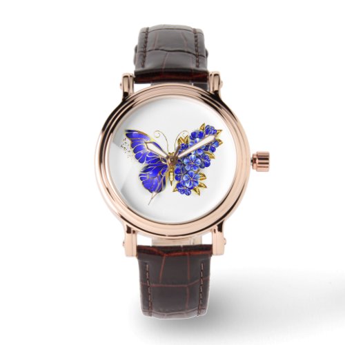 Flower Sapphire Butterfly Watch