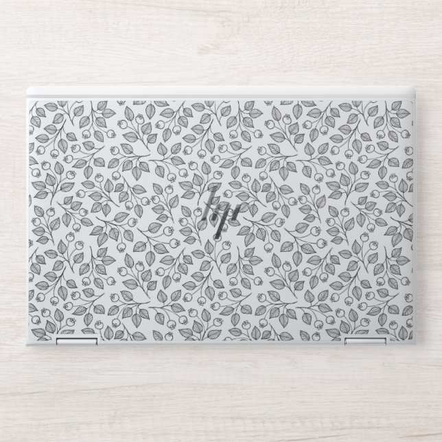 Flower Seamless Design Pattern HP Laptop Skin (Front)