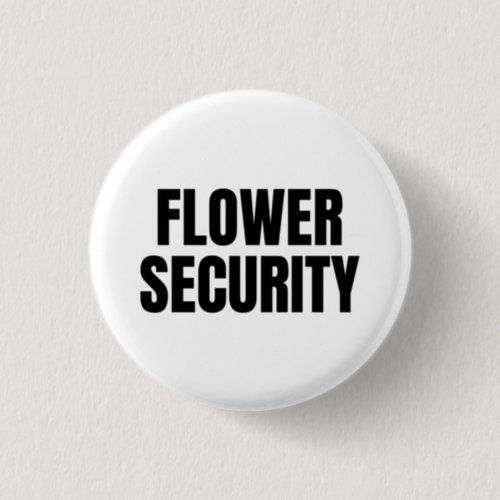 Flower Security Ring Bearer  Button