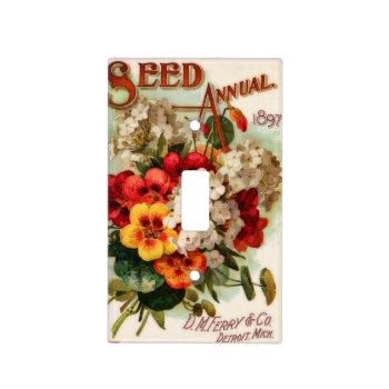 Flower Seed Annual Dm Ferry Light Switch Cover by LeAnnS123 at Zazzle