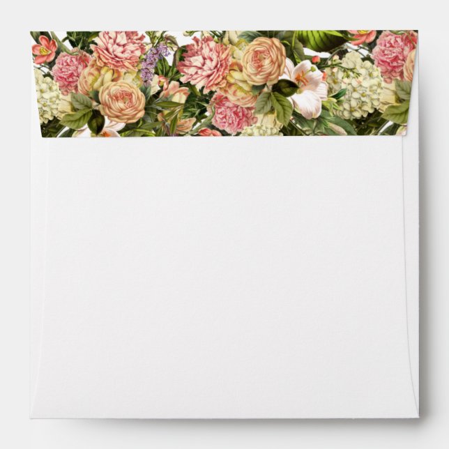Flower Seed Packet Memorial Funeral Favor Envelope (Back (Top Flap))