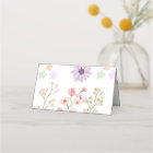 Flower Seed Paper Folding Table Card - Place Card