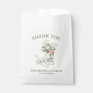 Flower Seeds Teacher Appreciation Custom Favor Bag