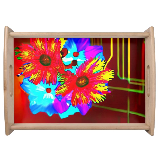 Flower Serving Tray (Front)
