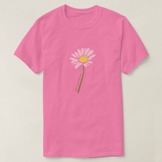 Flower Shirt – Pink Colors (Design Front)