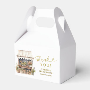 Flower Shop Bridal Shower Favor Box