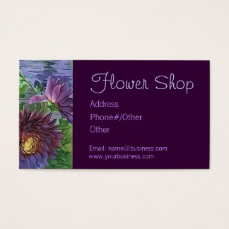 New 44 Business Card Flower Shop