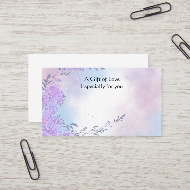 Flower Shop Flower Gift  Business Card (Front/Back In Situ)