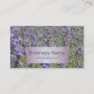 Flower Shop - Lavender fields Business Card