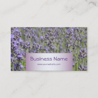 Flower Shop - Lavender fields Business Card