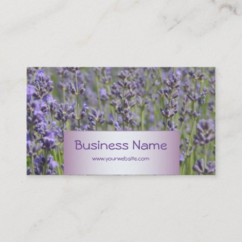 Flower Shop _ Lavender fields Business Card