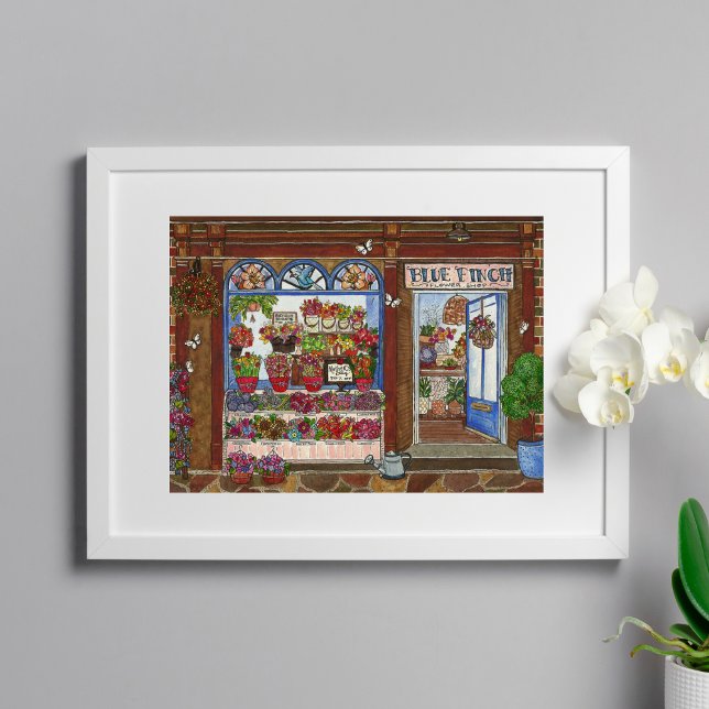 Flower Shop Watercolor Poster (Creator Uploaded)