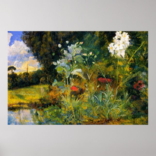 Flower Sketch for The Enchanted Garden Poster (Front)