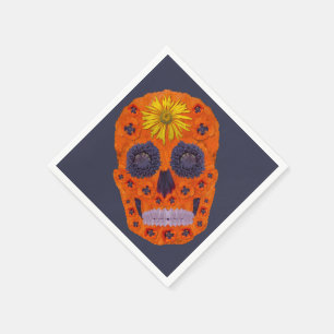Flower Skull 1 Napkins