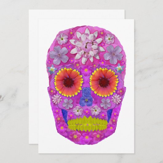 Flower Skull 2 (Front/Back)