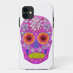 Flower Skull 2 iPhone 11 Case