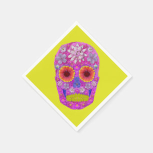 Flower Skull 2 Napkins