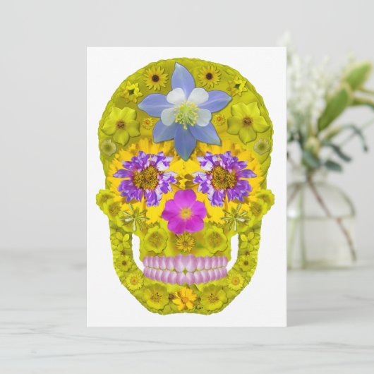 Flower Skull 3 (Standing Front)