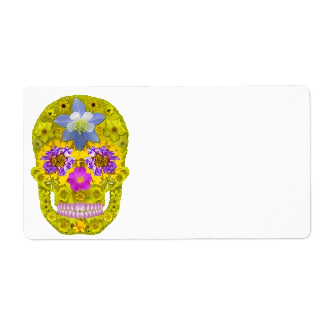 Flower Skull 3 Label (Front)