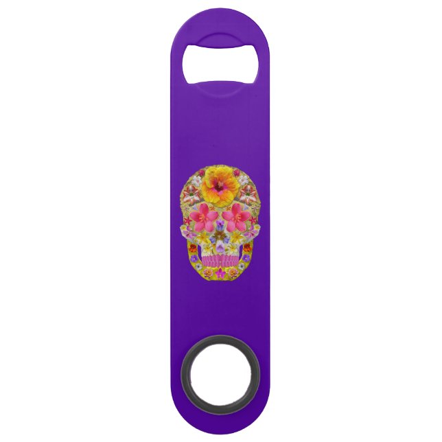Flower Skull 4-Tropical Bar Key (Front)