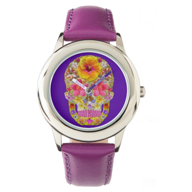 Flower Skull 4 - Tropical Watch (Front)